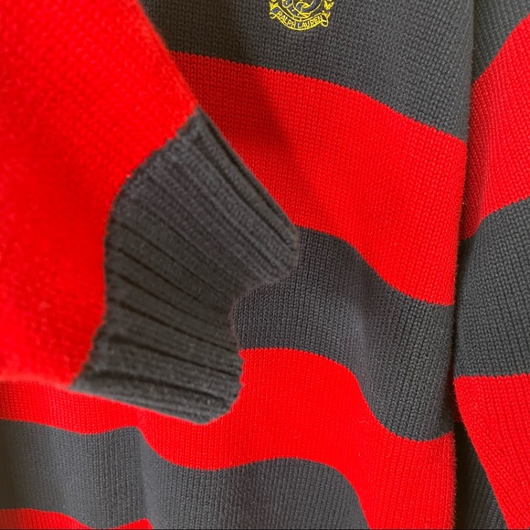 Vintage Lauren Ralph Lauren Logo Quarter Zip Sweater - Picture 6 of 16